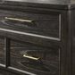 Crown Mark Ethel 4 Piece Queen Bedroom Set in Dark Brown, , large
