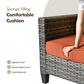 HOMLUX 6-Piece Outdoor Furniture Set in Orange, , large