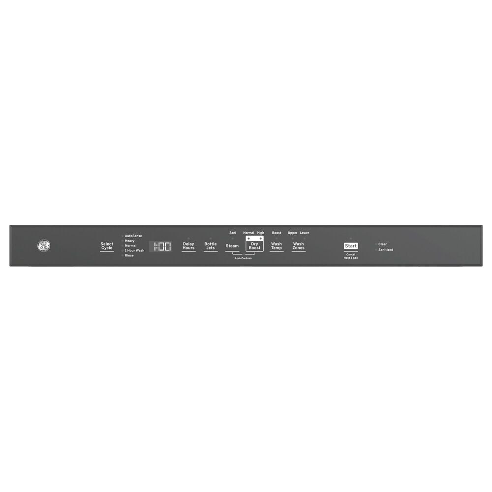 GE Appliances 24&quot; Built-In Bar Handle Dishwasher with 45 dBA Quiet Package in Fingerprint Resistant Black Slate, , large
