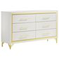 Pacific Landing Lucia 5-Piece King Bedroom Set in Beige, , large