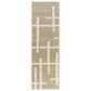 L&R Resources Geoblend Geometric 2"6" x 8" Natural and Ivory Runner, , large