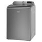 Maytag 4.7 Cu. Ft. Top Load Washer and 7.4 Cu. Ft. Gas Dryer Laundry Pair in Metallic Slate, , large