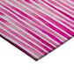 Dalyn Rug Company Seabreeze Striped 10" x 14" Blush Area Rug, , large