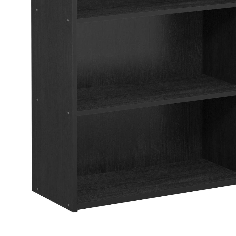 HOMLUX 3-Tier Open Shelf Bookcase in Americano, , large