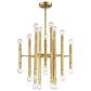 Savoy House 24-Light Chandelier in Natural Brass, , large