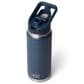 YETI Rambler 26 Oz Water Bottle with Flip Chug Cap in Navy, , large