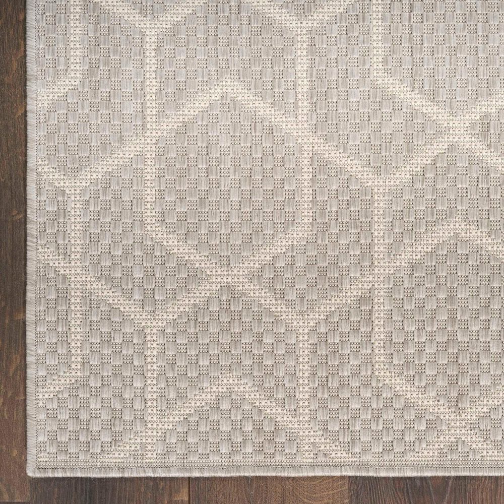 Nourison Horizon HOZ01 Grey 5&#39; x 7&#39; Indoor/Outdoor Area Rug, , large