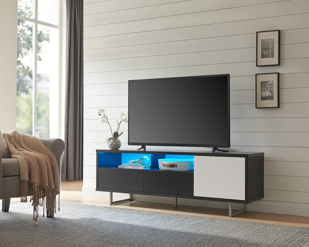 Global Movement TV Stand in Light Maple, , large
