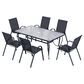 Redline Creation Inc. 7-Piece Patio Dining Set in Black, , large