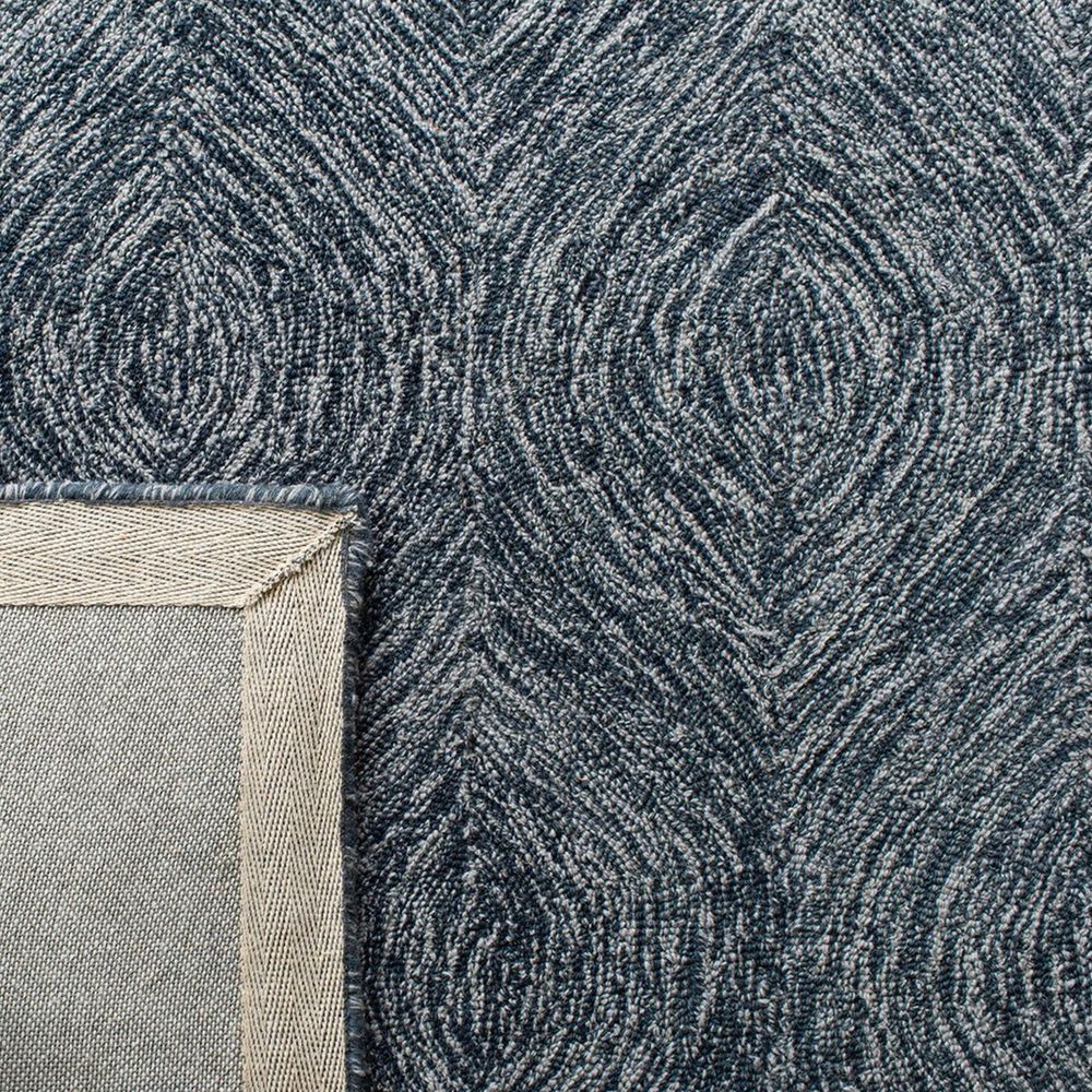 Safavieh Micro-Loop Transitional 2&#39;3&quot; x 7&#39; Grey and Ivory Runner, , large
