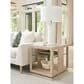 Lexington Furniture Sunset Key Benson Lamp Table in Light Sand Drift and Clear, , large