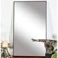 Maple and Jade 24" Rectangular Wall Mirror in Black, , large