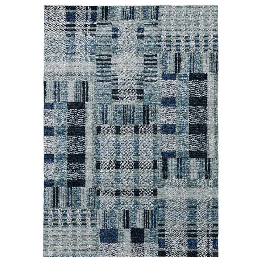 Oriental Weavers Atlas Geometric 752B0 6"7" x 9"6" Blue Area Rug, , large
