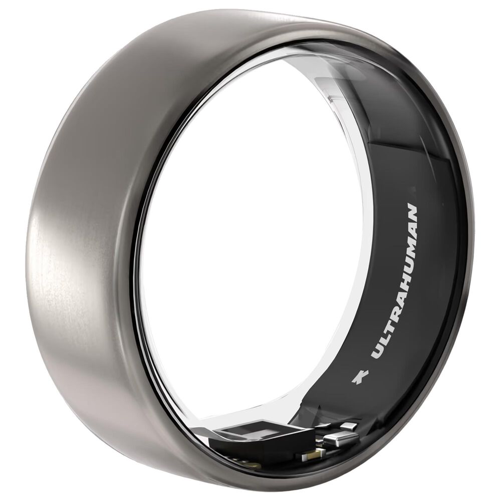 Ultrahuman Ultrahuman Size 9 Activity Tracker Ring Air in Raw Titanium, , large