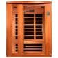 EZlife Elite 3-Person Ultra Low EMF (Under 3MG) FAR Infrared Sauna in Natural Hemlock, , large