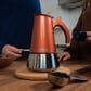 Kitchen Supply 3-Cup Stovetop Espresso Coffee Maker in Copper, , large