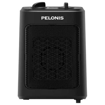 Pelonis 1500-Watt 9" Electric Personal Ceramic Space Heater with Thermostat in Black, , large