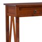 Linon Home Decor Trenton Console Table in Antique Tobacco, , large