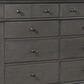 Riva Ridge Oxford 4-Piece King Bedroom Set in Peppercorn, , large