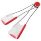 Dreamfarm Levoons 4-Piece Measuring Spoon Set in Clear and Red, , large