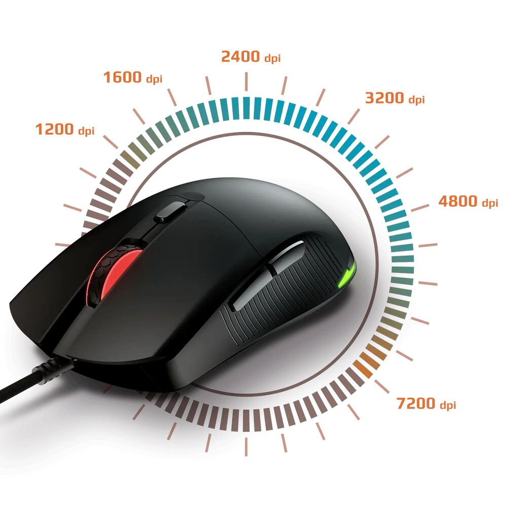 MSI Forge Red Switches Gaming Keyboard and Mouse Combo in Black, , large