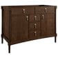 James Martin Kinnsden 48" Single Bathroom Vanity in Sable Oak with 3 cm Charcoal Soapstone Silestone Top and Rectangular Sink, , large
