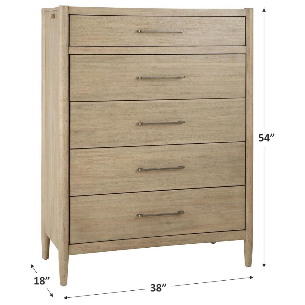 Riva Ridge Shiloh Chest in Champagne Brown, , large