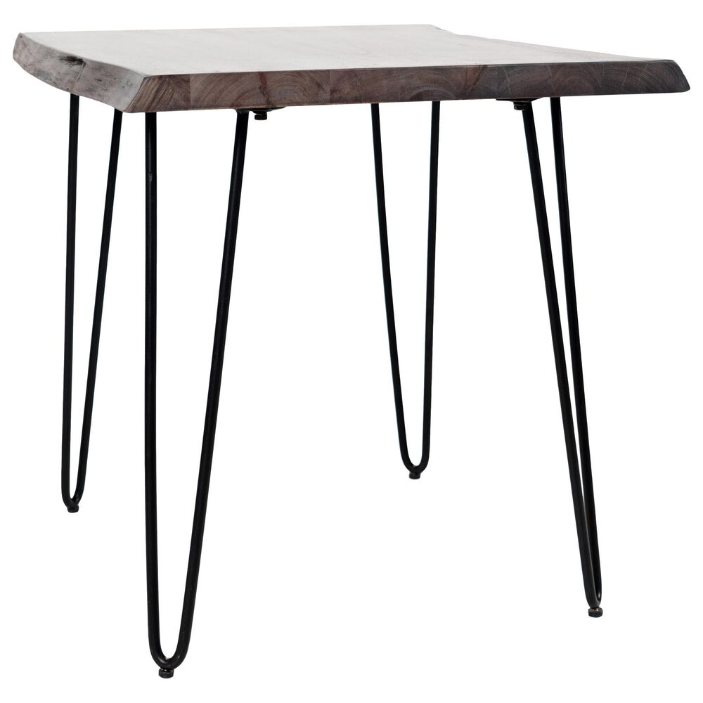 Waltham Nature"s Edge End Table in Brushed Grey, , large