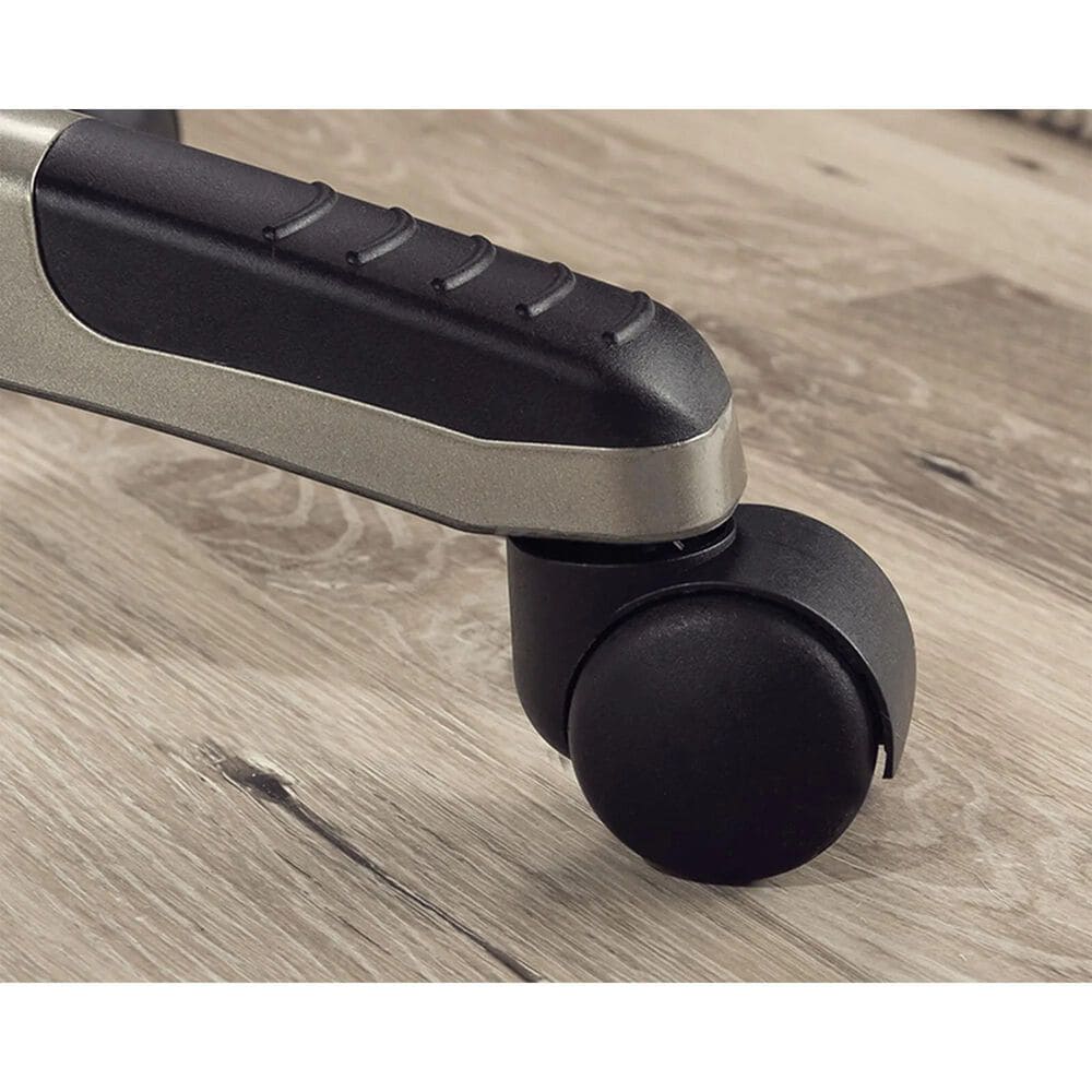 Sauder Gruga Managers Chair in Black Leather, , large