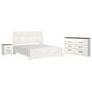 Ashley Gerridan 3-Piece Queen Bedroom Set with Dresser and Nightstand in White and Gray, , large