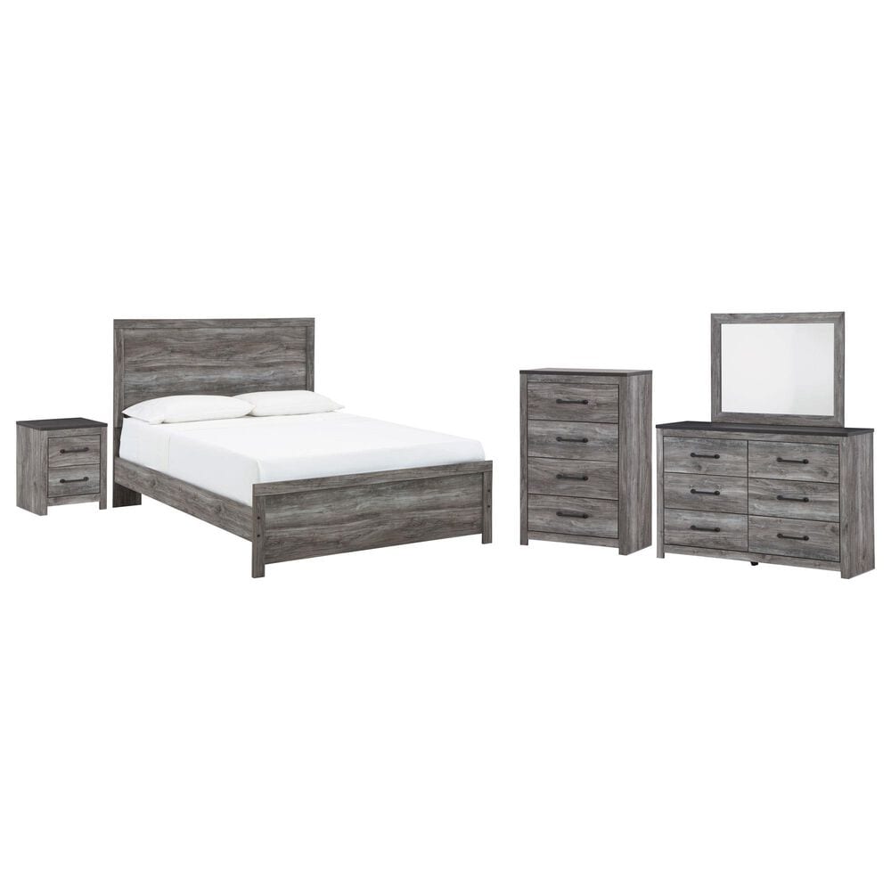 Ashley Bronyan 5-Piece Queen Bedroom Set in Dark Gray, , large