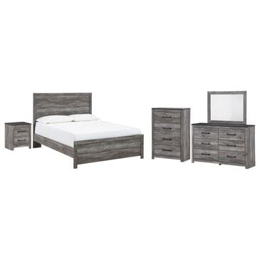 Ashley Bronyan 5-Piece Queen Bedroom Set in Dark Gray, , large