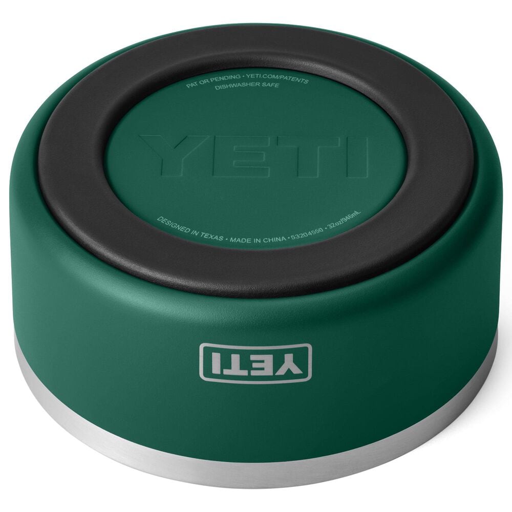 YETI Boomer 4-Cup Dog Bowl in Black Forest Green, , large