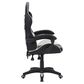 CorLiving Ravagers Gaming Chair in Black/White, , large