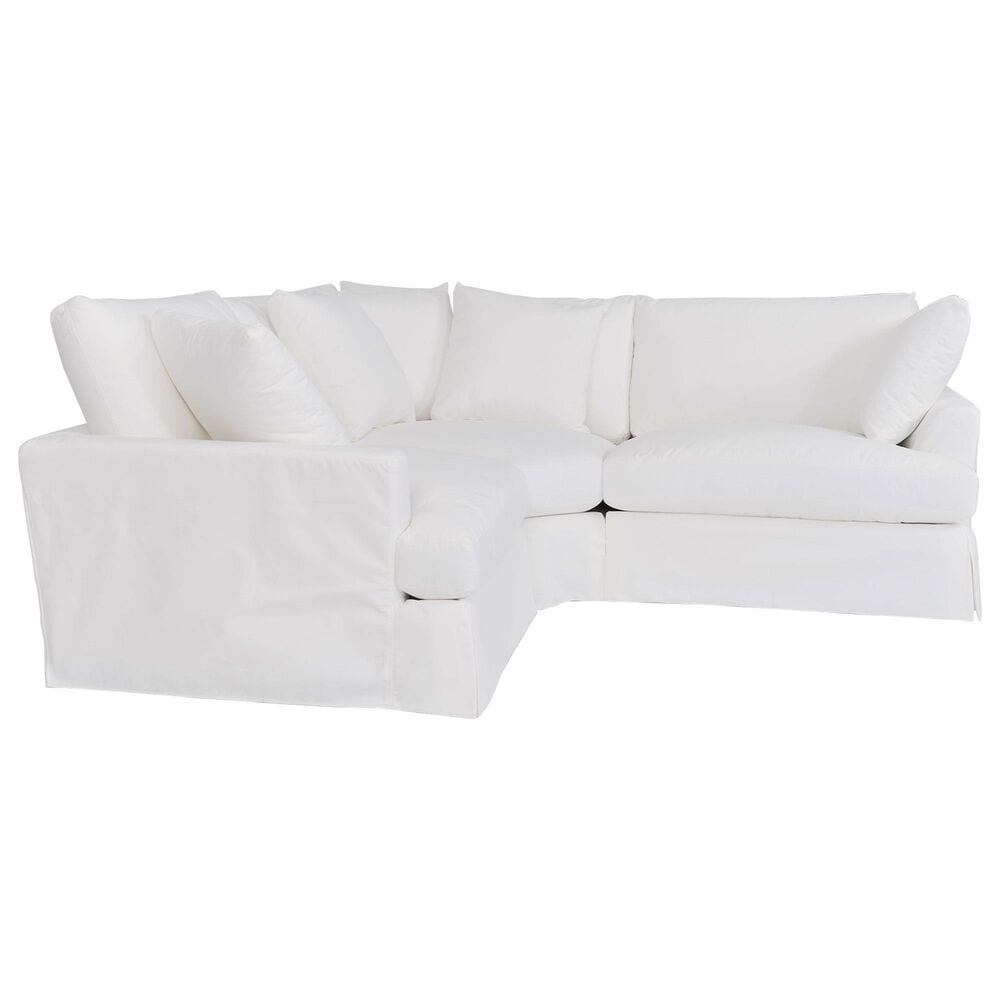 Blue River Ciara 3-Piece Stationary Sectional in Pearl, , large