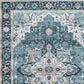Central Oriental Rugease Velveteen Chantal Green and Ivory 7"6" x 9"6" Area Rug, , large