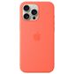 Apple Silicone Case with MagSafe for iPhone 16 Pro Max in Tangerine, , large