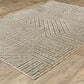 Oriental Weavers Echo ECH01 Beige and Grey 3"3" x 5" Area Rug, , large