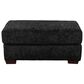 Northwestern Zazie Ottoman in Onyx, , large