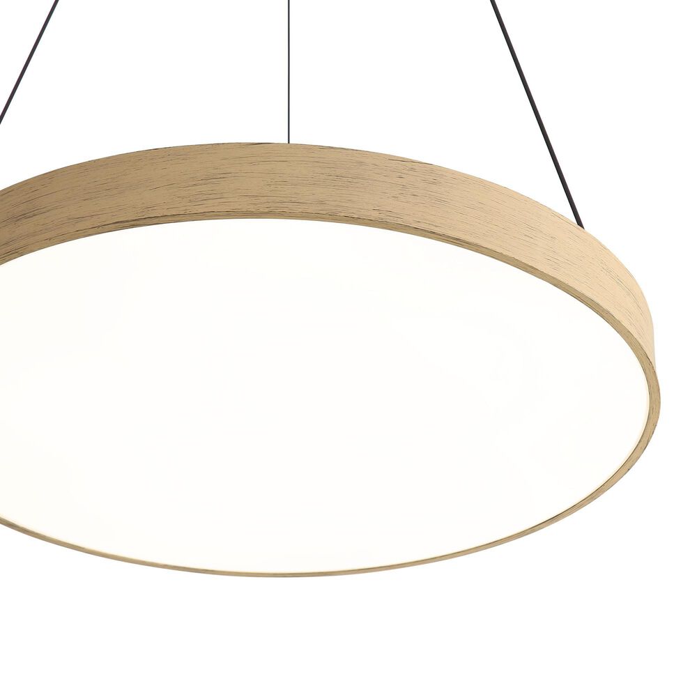 Golden Lighting Anello 1-Light Pendant in Black and Driftwood, , large