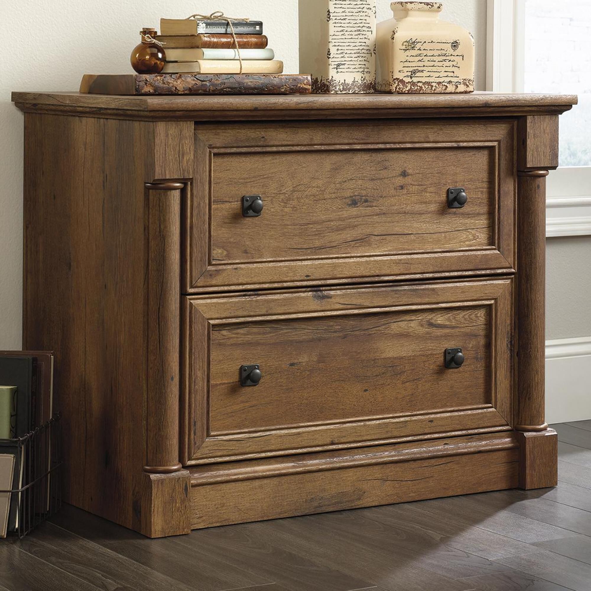 Sauder Palladia Lateral File in Vintage Oak NFM