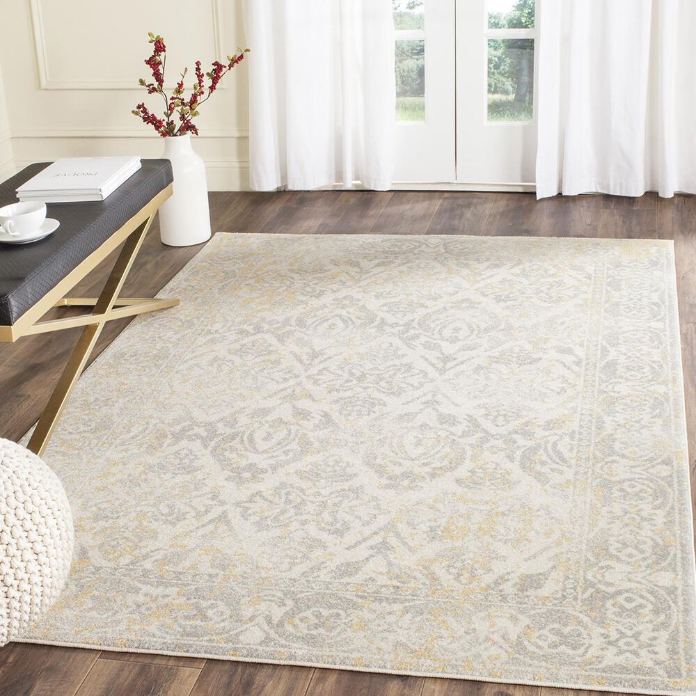 Safavieh Evoke EVK264D-4 4&#39; x 6&#39; Ivory/Grey Area Rug, , large