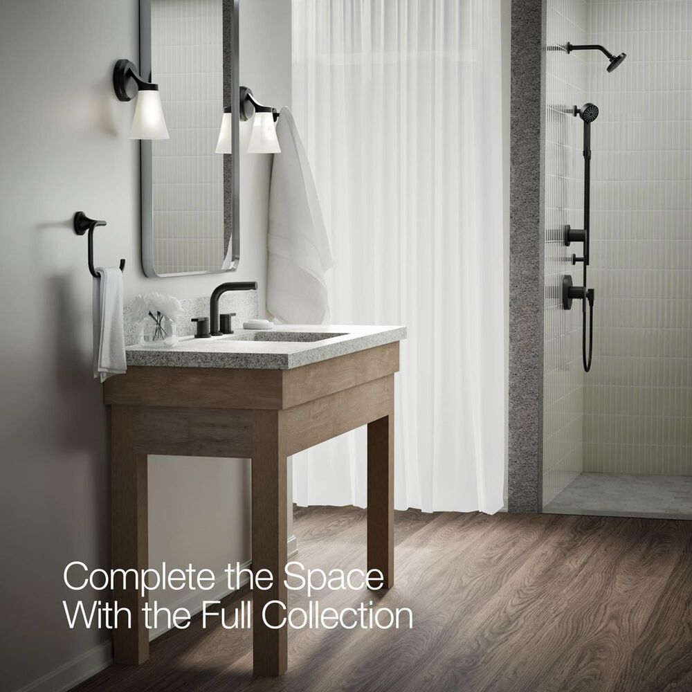 Kohler Elate Widespread Bathroom Sink Faucet in Matte Black, , large