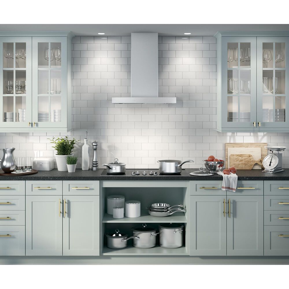 GE Appliances 12 Ft Ceiling Duct Cover Kit in Stainless Steel, , large