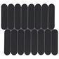 Dal-Tile Artefino Element Charcoal 1.5" x 6" Capsule on 12" x 13" Porcelain Mosaic Sheet, , large