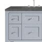 James Martin Vanities Breckenridge 72" Double Bathroom Vanity in Serenity Blue with 3 cm Parisien Bleu Quartz Top and Rectangular Sinks, , large