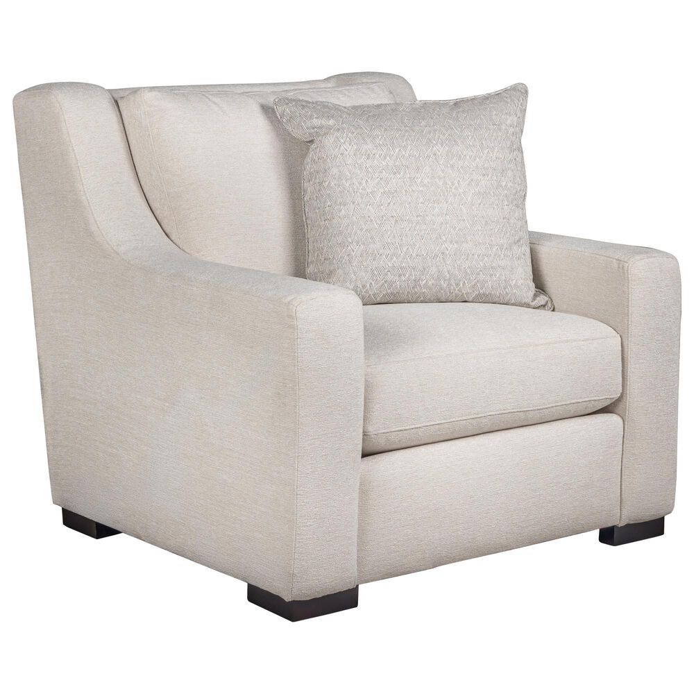 Bernhardt Germain Accent Chair in White and Cream, , large