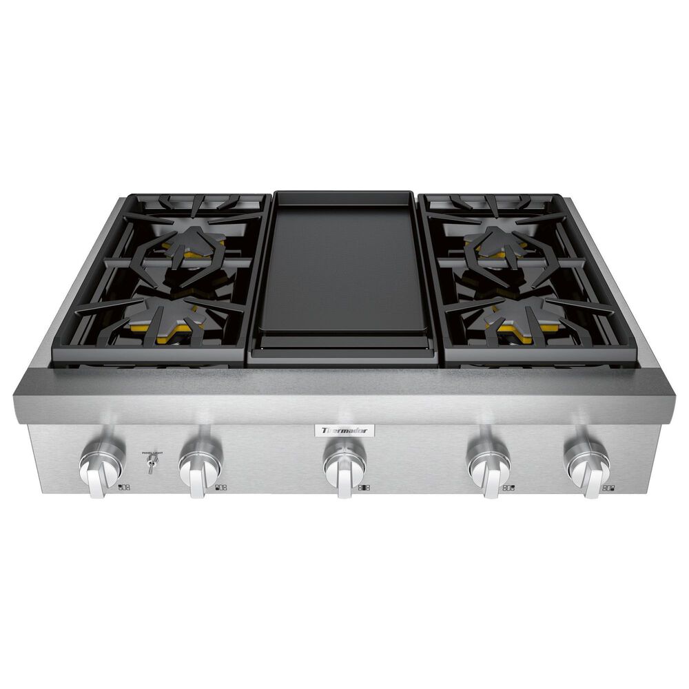 Thermador 36" Professional Rangetop - Stainless Steel, , large
