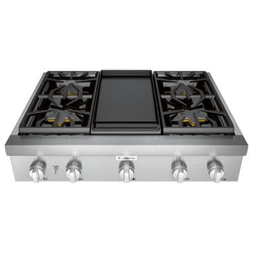 Thermador 36" Professional Rangetop - Stainless Steel, , large