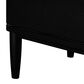 Marquette Interiors Casal 2 Drawer Nightstand in Black Finish, , large